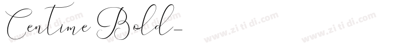 Centime Bold字体转换